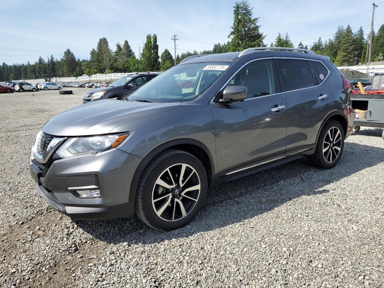 2019 Nissan Rogue S на продаже в Graham, WA - Rear End