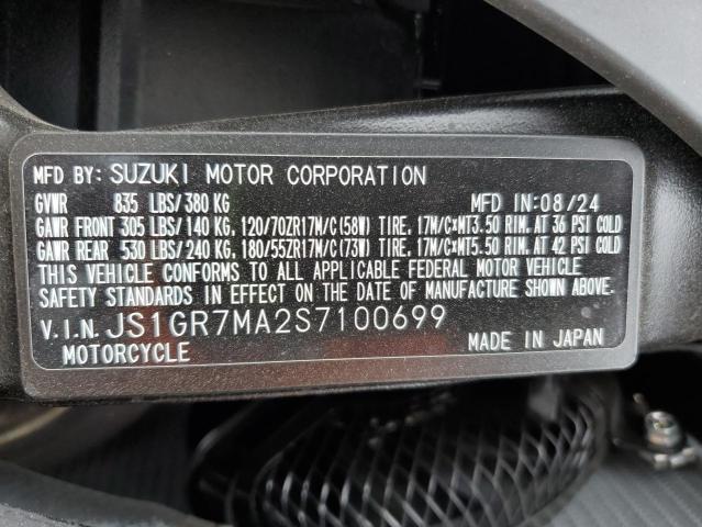 2025 SUZUKI GSX-R750   