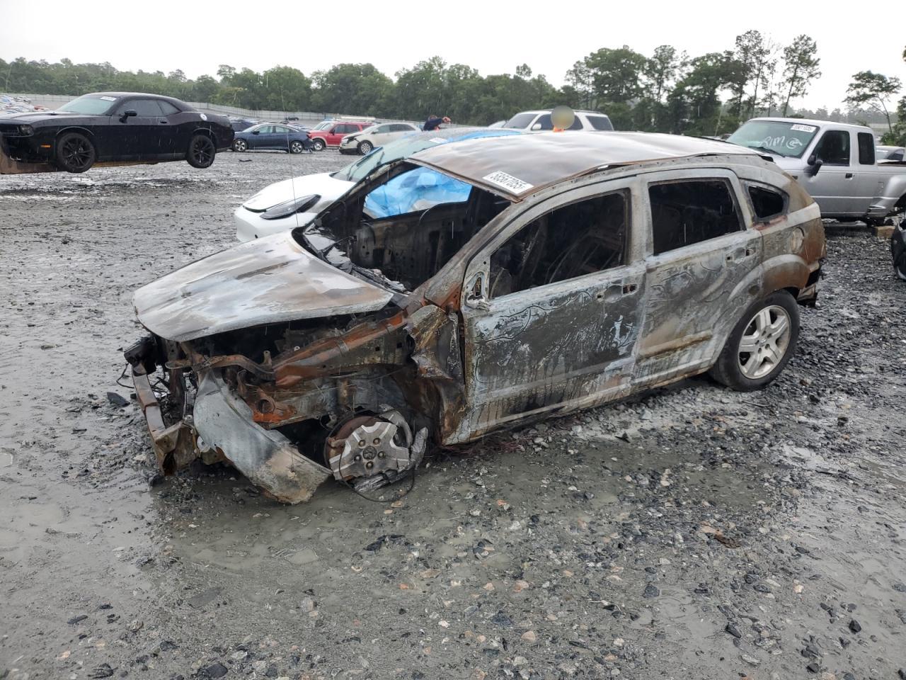 2007 Dodge Caliber Sxt იყიდება Byron-ში, GA - Burn