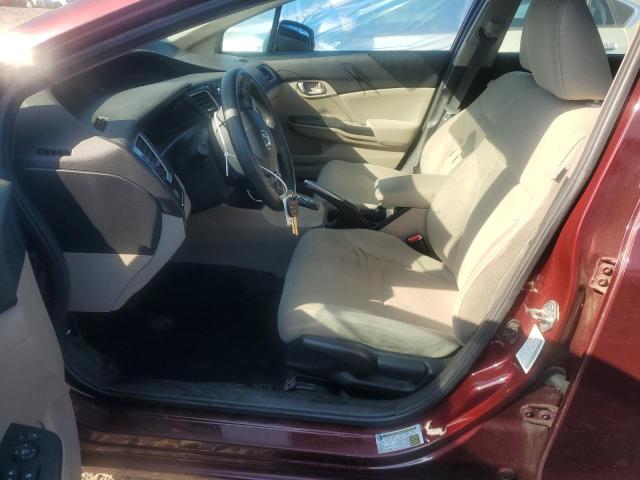  HONDA CIVIC 2013 Бордовый