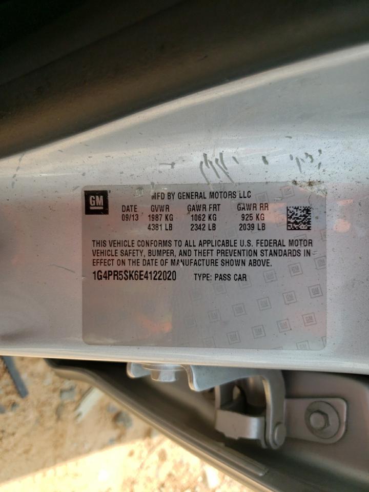 2014 Buick Verano Convenience VIN: 1G4PR5SK6E4122020 Lot: 60250595
