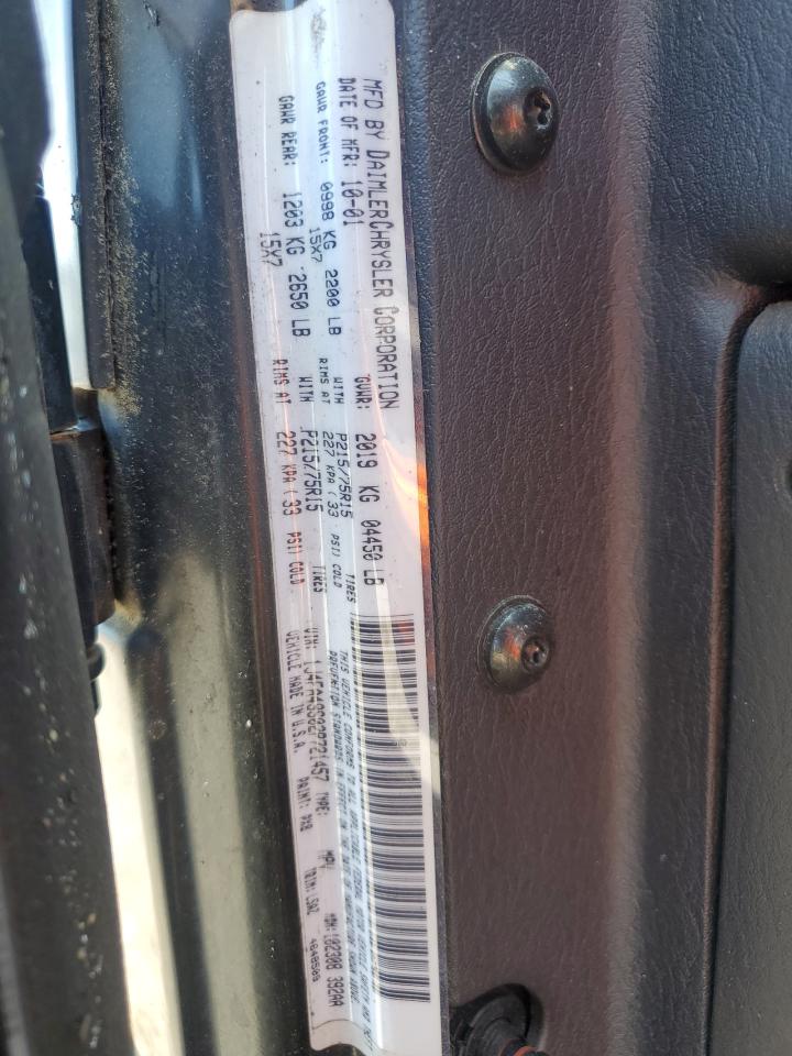 2002 Jeep Wrangler / Tj Sport VIN: 1J4FA49S02P721457 Lot: 61726855