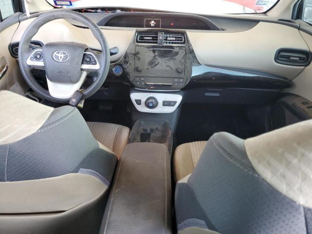  TOYOTA PRIUS 2017 Czerwony