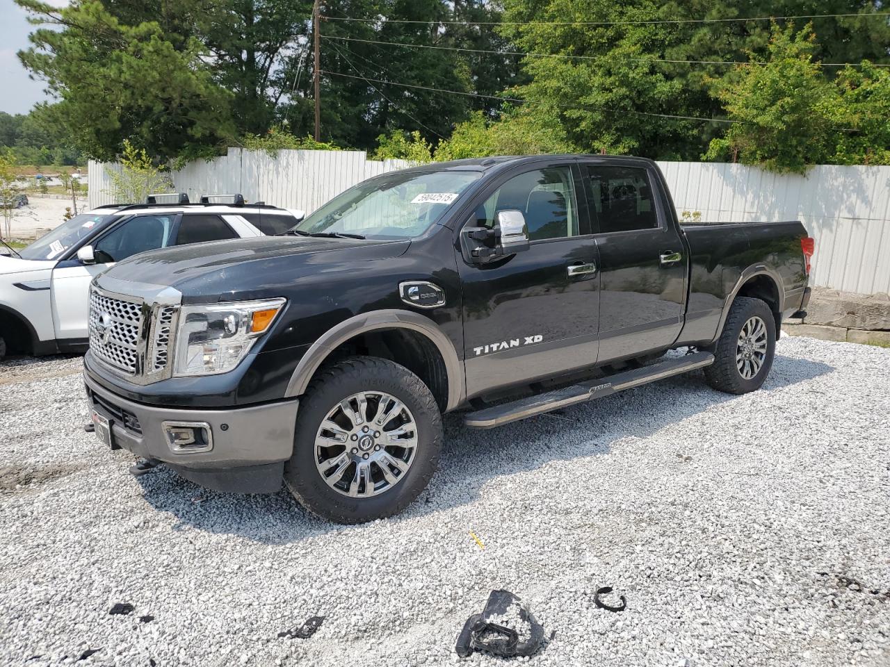 2017 Nissan Titan Xd Platinum продається в Fairburn, GA - Mechanical