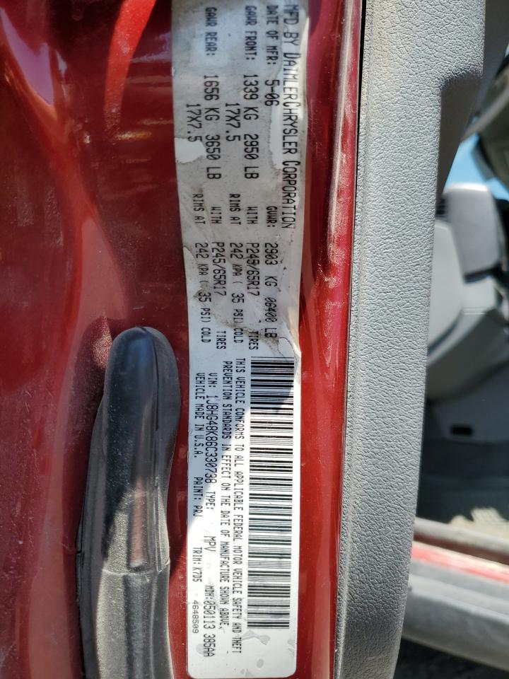 2006 Jeep Commander VIN: 1J8HG48K86C330738 Lot: 61492335