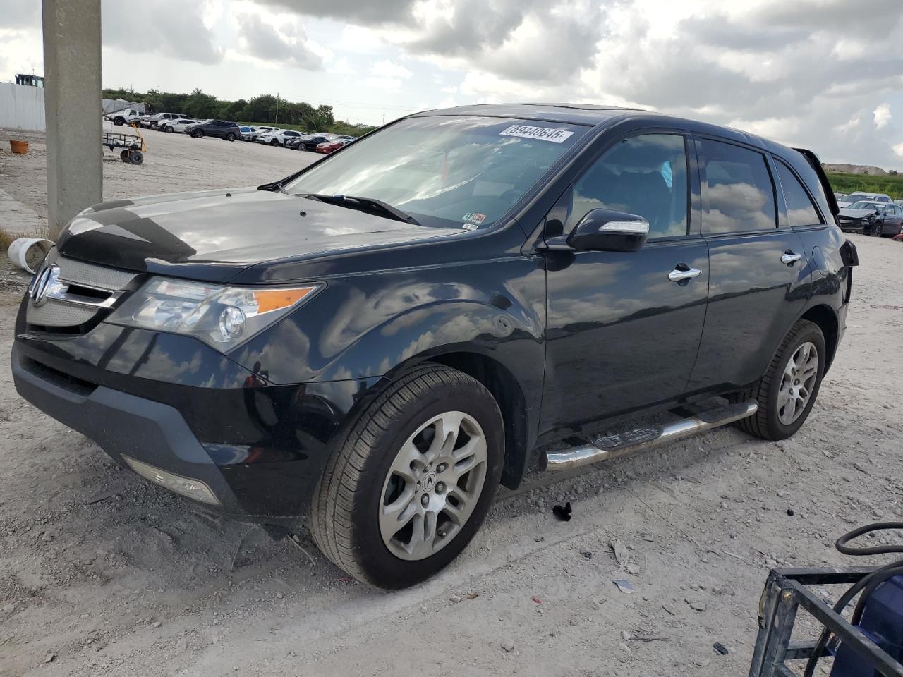 2009 Acura Mdx Technology на продаже в West Palm Beach, FL - Rear End
