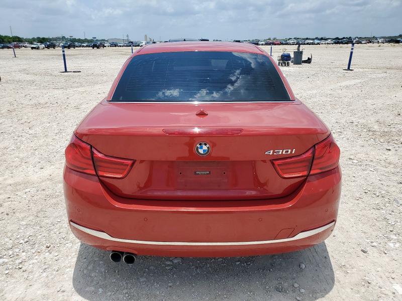  BMW 4 SERIES 2018 Czerwony