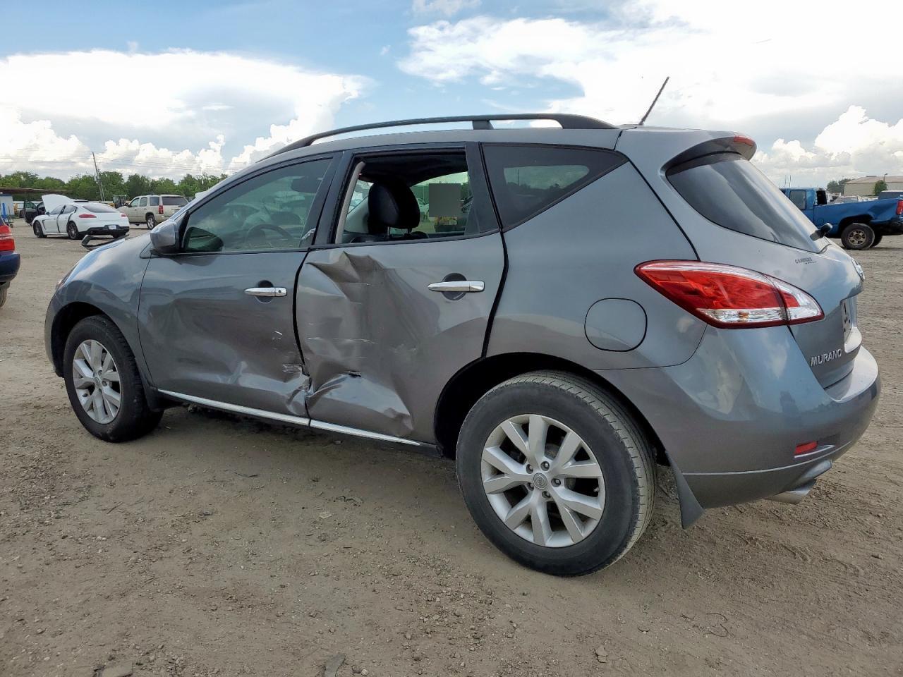 2013 Nissan Murano S grey null gas JN8AZ1MU2DW208403 photo #3