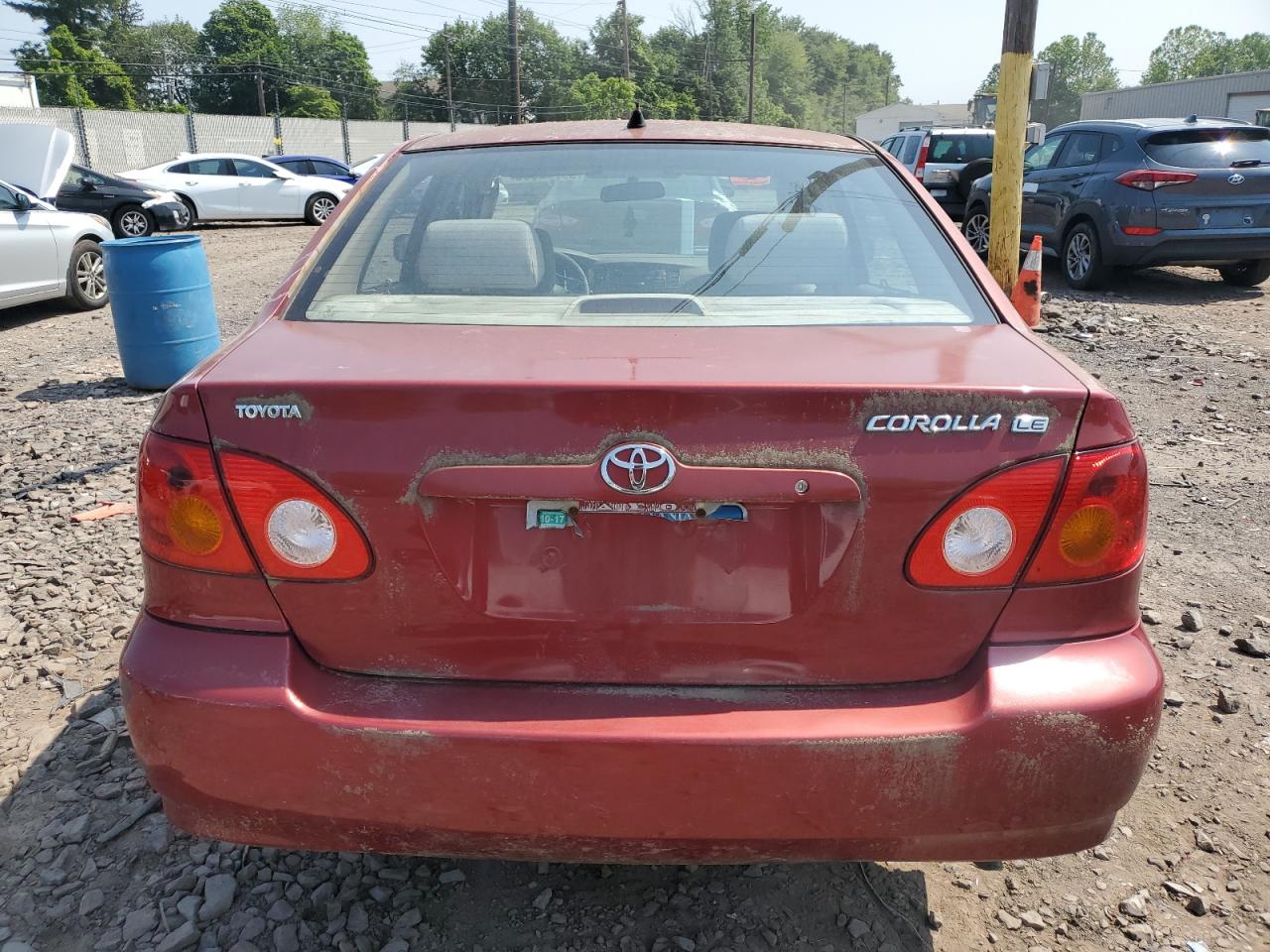 2003 Toyota Corolla Ce VIN: 1NXBR32E43Z161596 Lot: 59222385