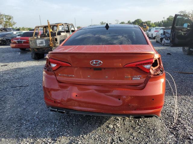  HYUNDAI SONATA 2015 Красный
