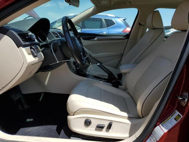  VOLKSWAGEN PASSAT 2017 Burgundy
