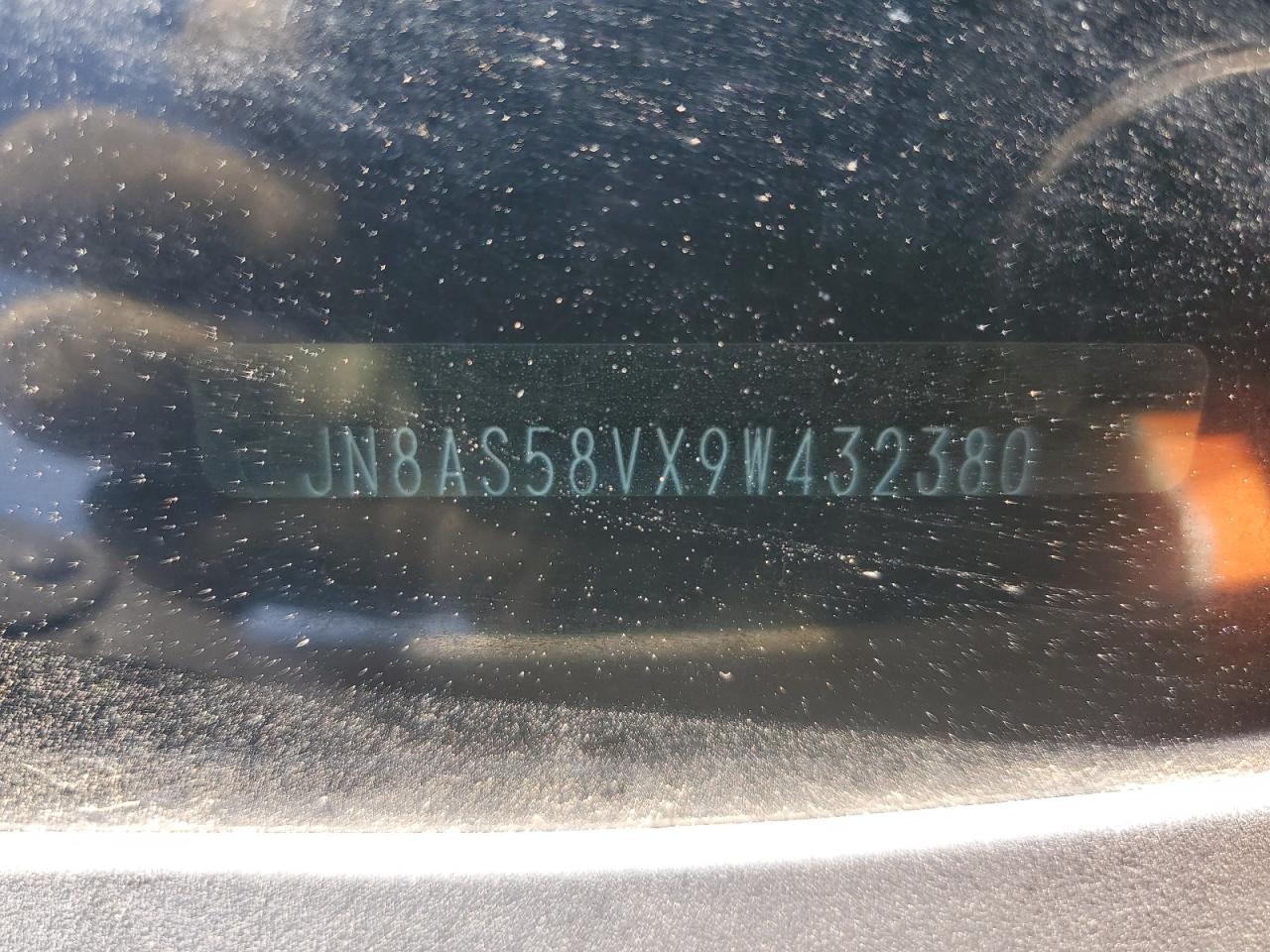 2009 Nissan Rogue S VIN: JN8AS58VX9W432380 Lot: 62502205