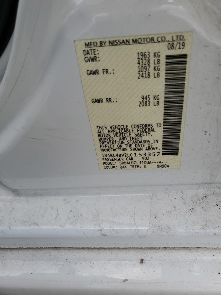 NISSAN ALTIMA 2020 VIN 1N4BL4BV2LC153357 photo 12