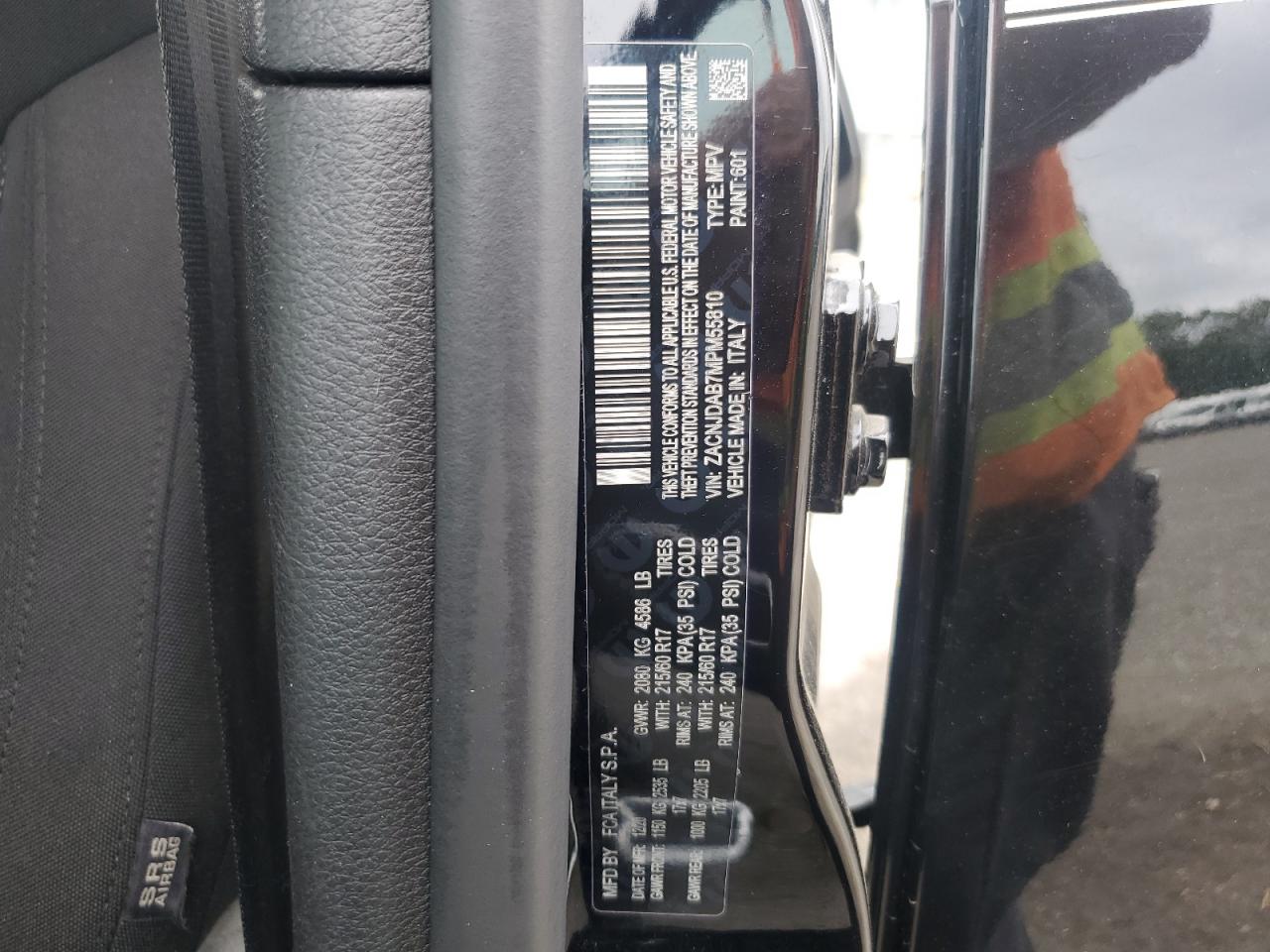 2021 Jeep Renegade Sport VIN: ZACNJDAB2MPM54127 Lot: 60455255