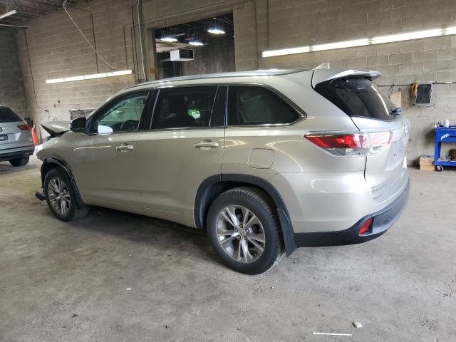  TOYOTA HIGHLANDER 2015 Kremowy