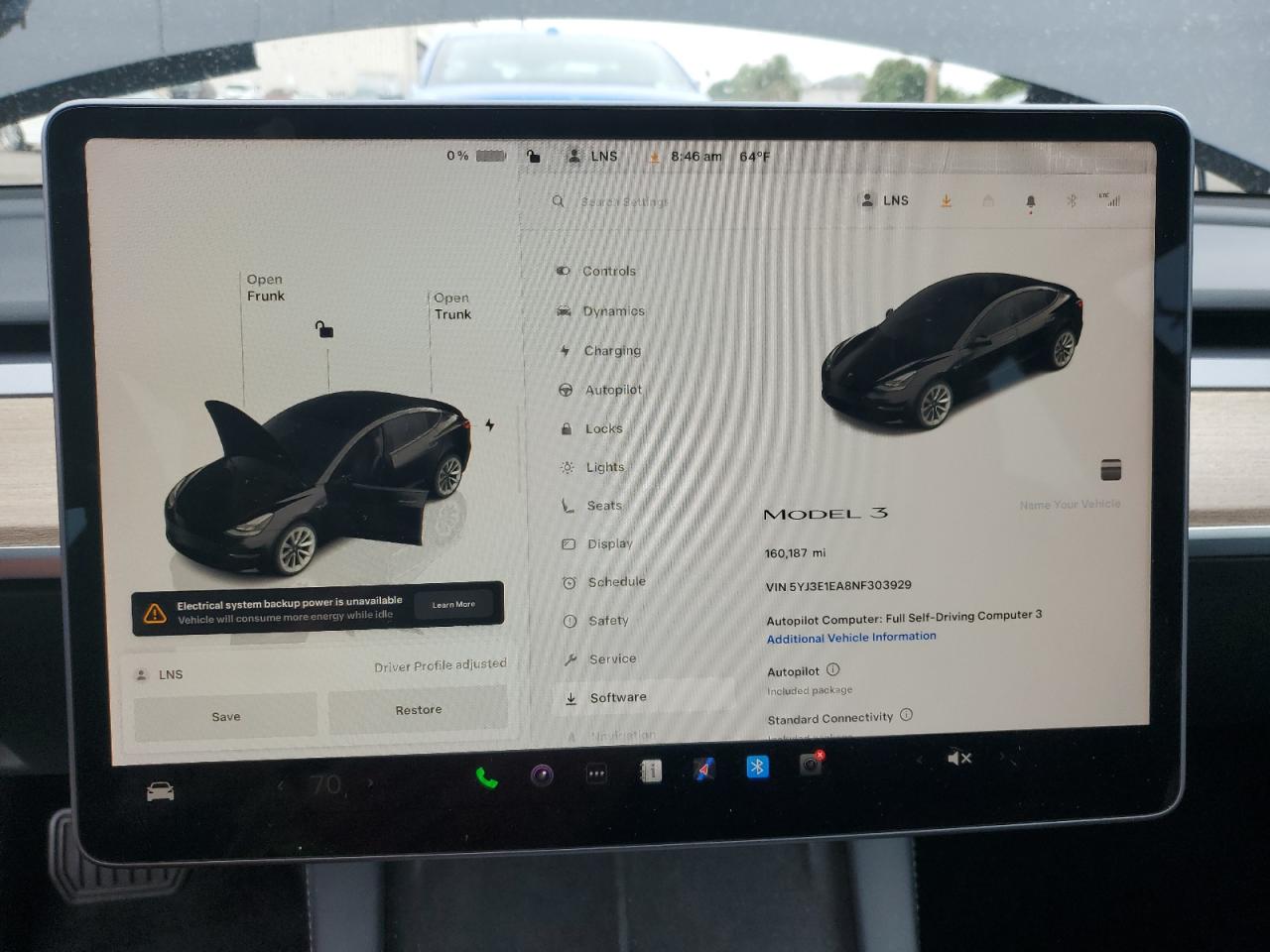 2022 Tesla Model 3 VIN: 5YJ3E1EA8NF303929 Lot: 59785375