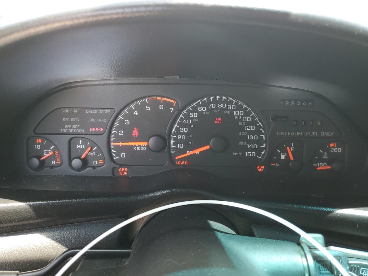 1996 Chevrolet Camaro Z28 VIN: 2G1FP32P5T2116310 Lot: 61371005