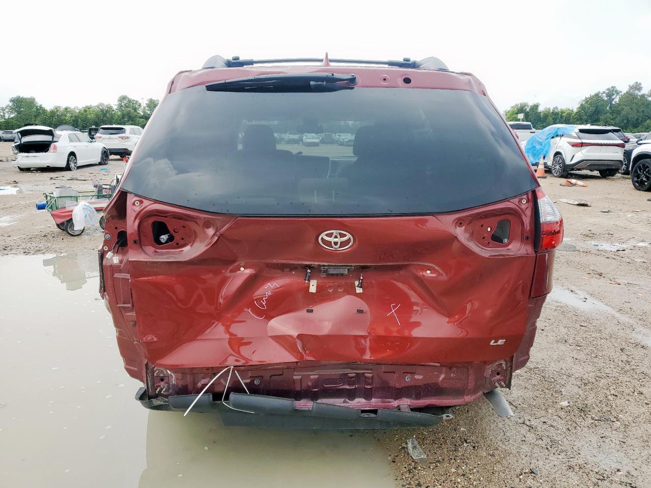 2020 Toyota Sienna Le VIN: 5TDKZ3DCXLS041015 Lot: 62779795