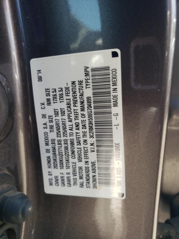 2014 Honda Cr-V Ex VIN: 3CZRM3H59EG704899 Lot: 62230485