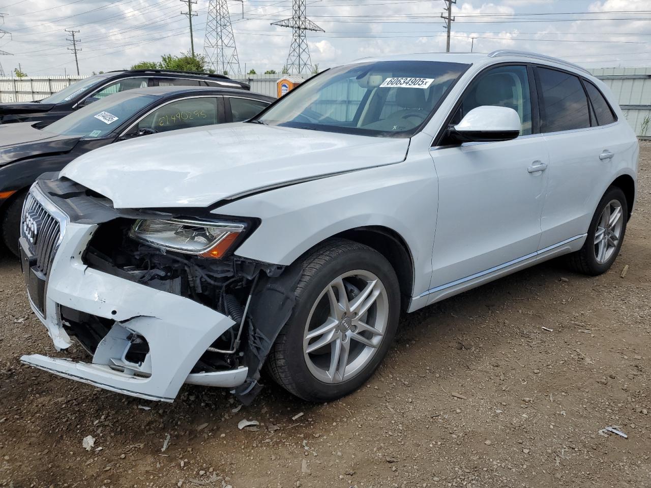 2017 Audi Q5 Premium Plus იყიდება Elgin-ში, IL - Front End