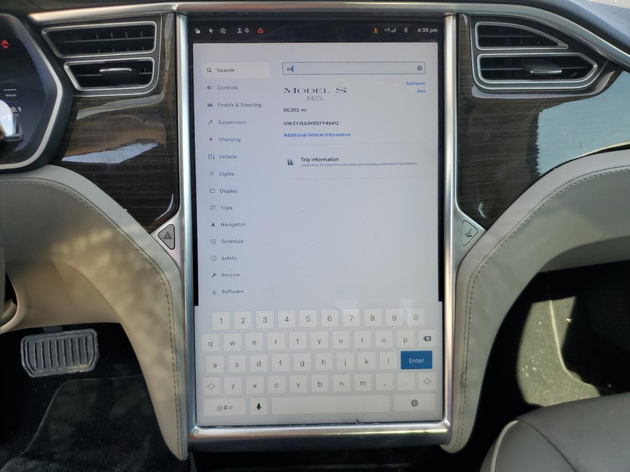2014 Tesla Model S VIN: 5YJSA1H15EFP49412 Lot: 60476835