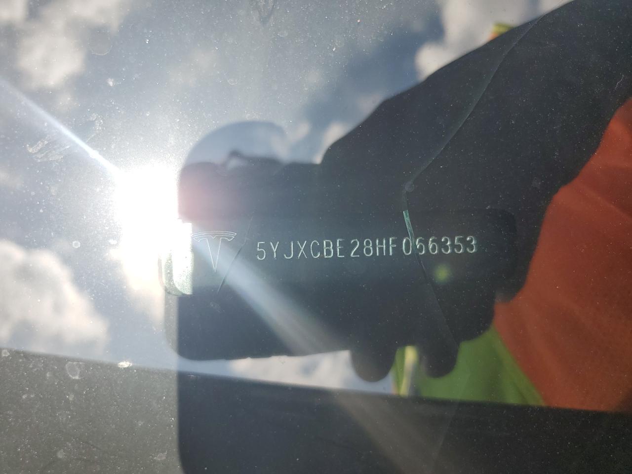 2017 Tesla Model X VIN: 5YJXCBE28HF066353 Lot: 60107075