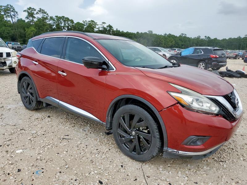  NISSAN MURANO 2017 Бордовый