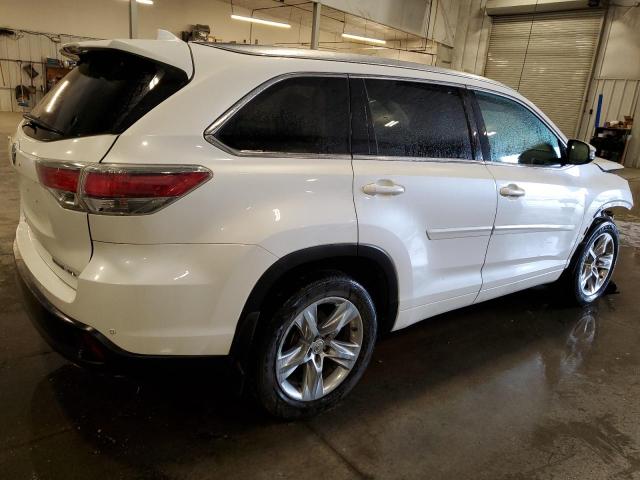  TOYOTA HIGHLANDER 2014 Белый