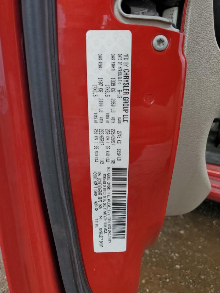 2013 Dodge Grand Caravan Crew VIN: 2C4RDGDG9DR810878 Lot: 60580245