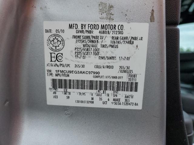 2010 FORD ESCAPE LIMITED  