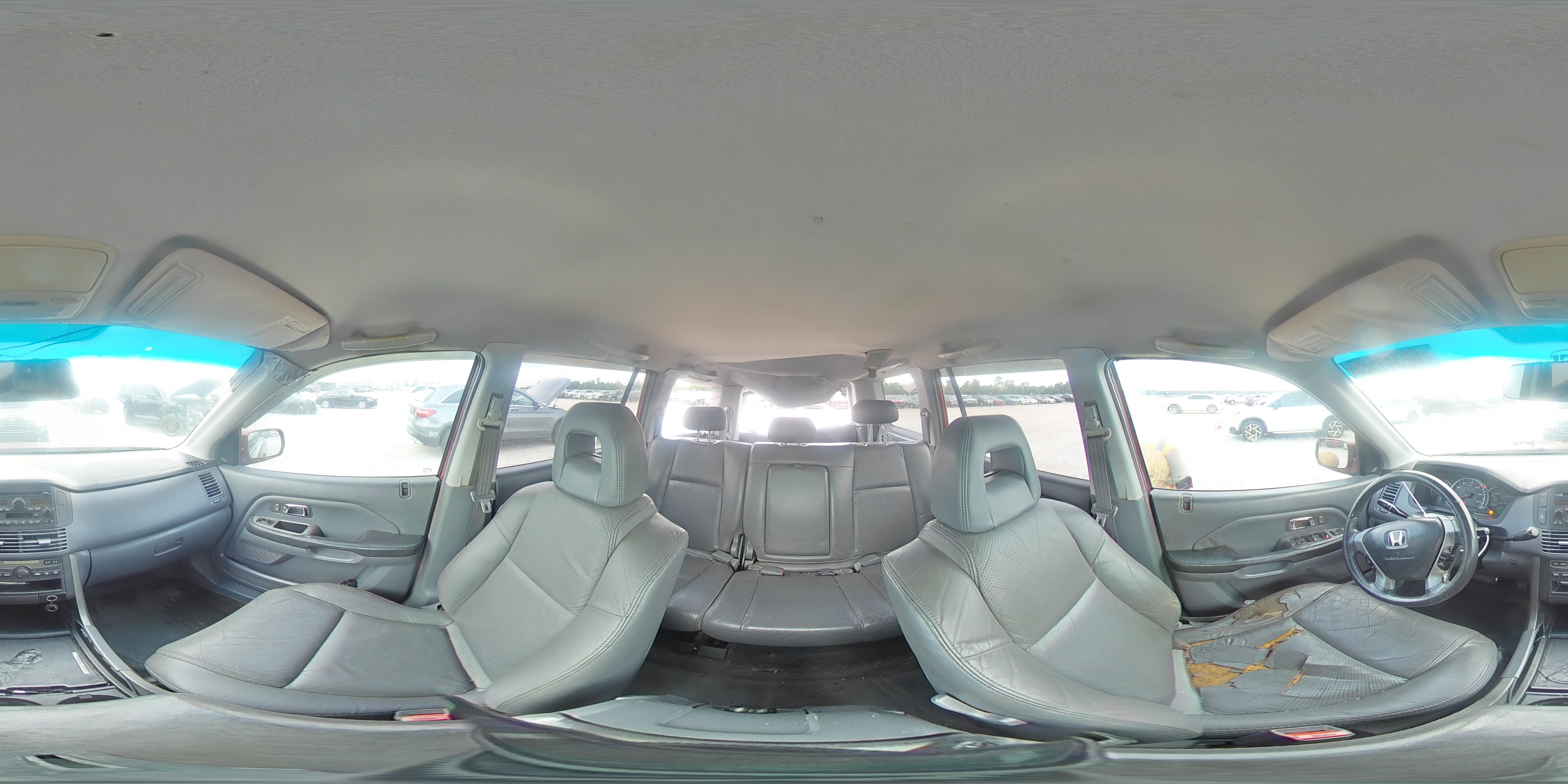 2003 Honda Pilot Exl VIN: 2HKYF18513H593690 Lot: 62341525