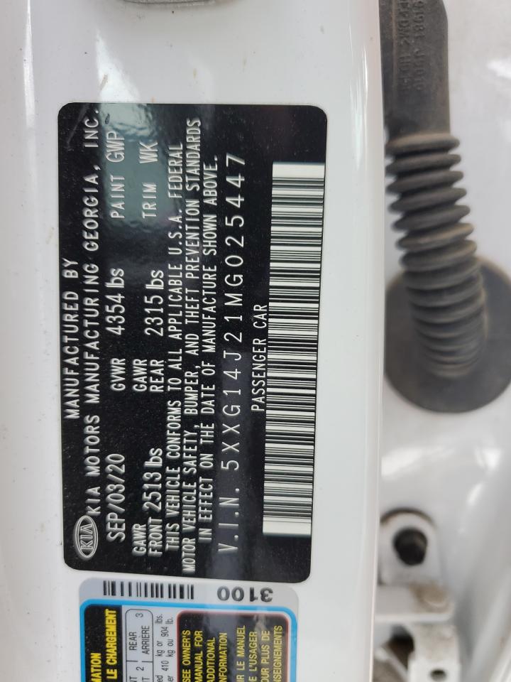 2021 Kia K5 Lxs VIN: 5XXG14J21MG025447 Lot: 61597055
