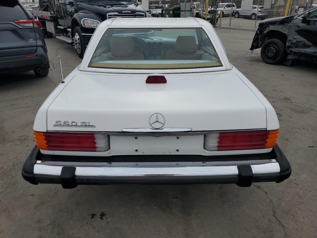 1986 Mercedes-Benz 560 Sl VIN: WDBBA48D8GA045467 Lot: 62560485