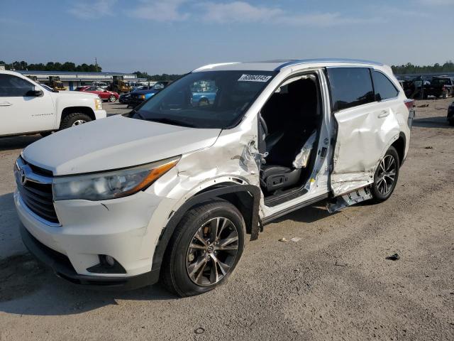  TOYOTA HIGHLANDER 2016 Белый