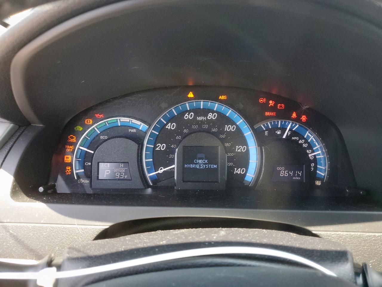 2013 Toyota Camry Hybrid VIN: 4T1BD1FK3DU086510 Lot: 60934575