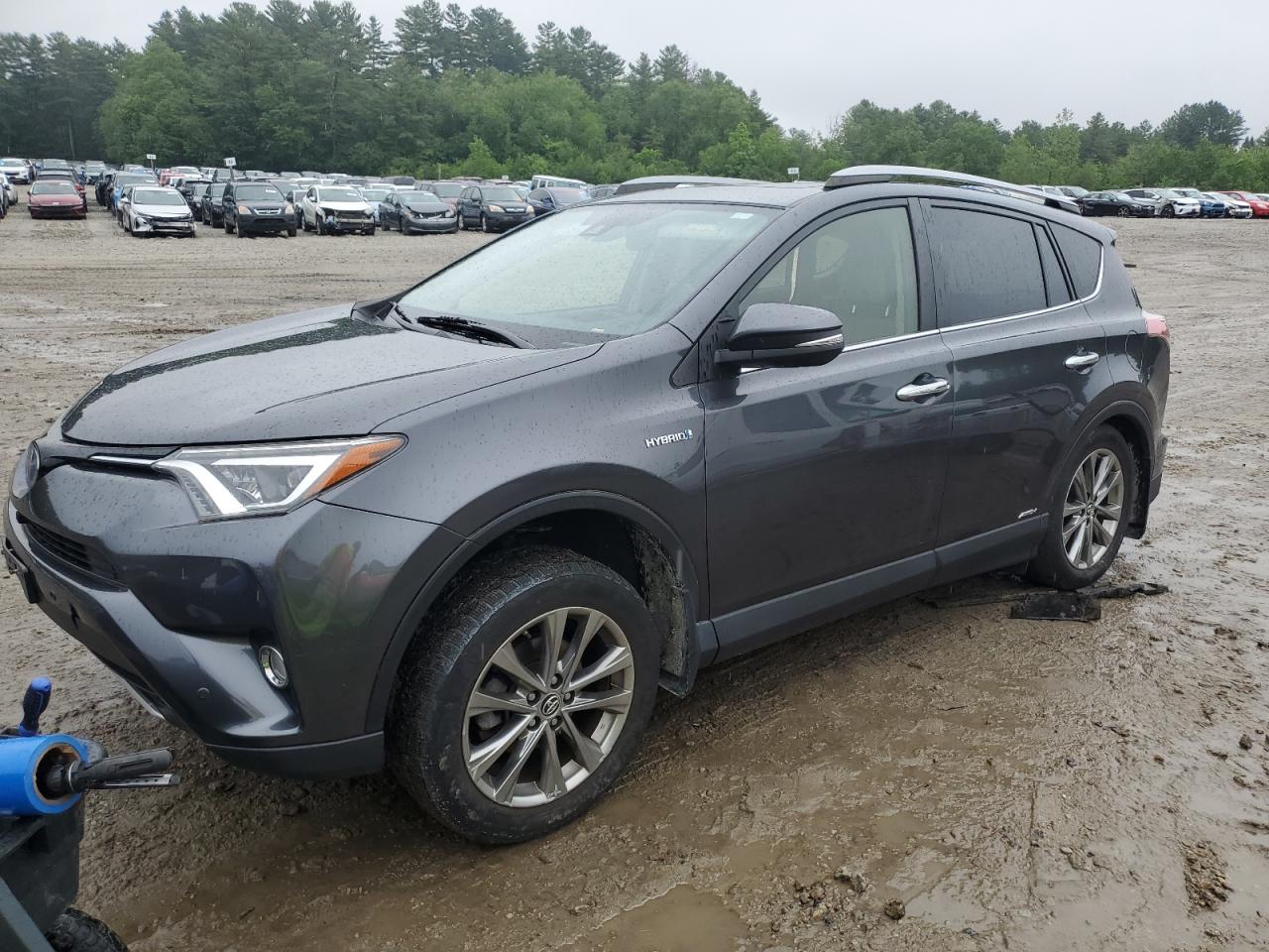2017 Toyota Rav4 Hv Limited na sprzedaż w Mendon, MA - Rear End