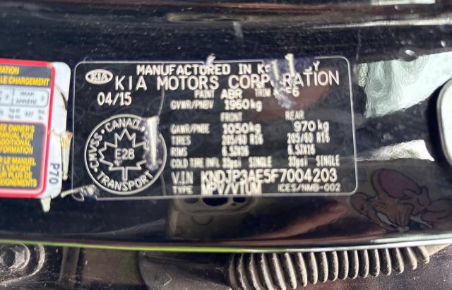 2015 KIA SOUL EV   