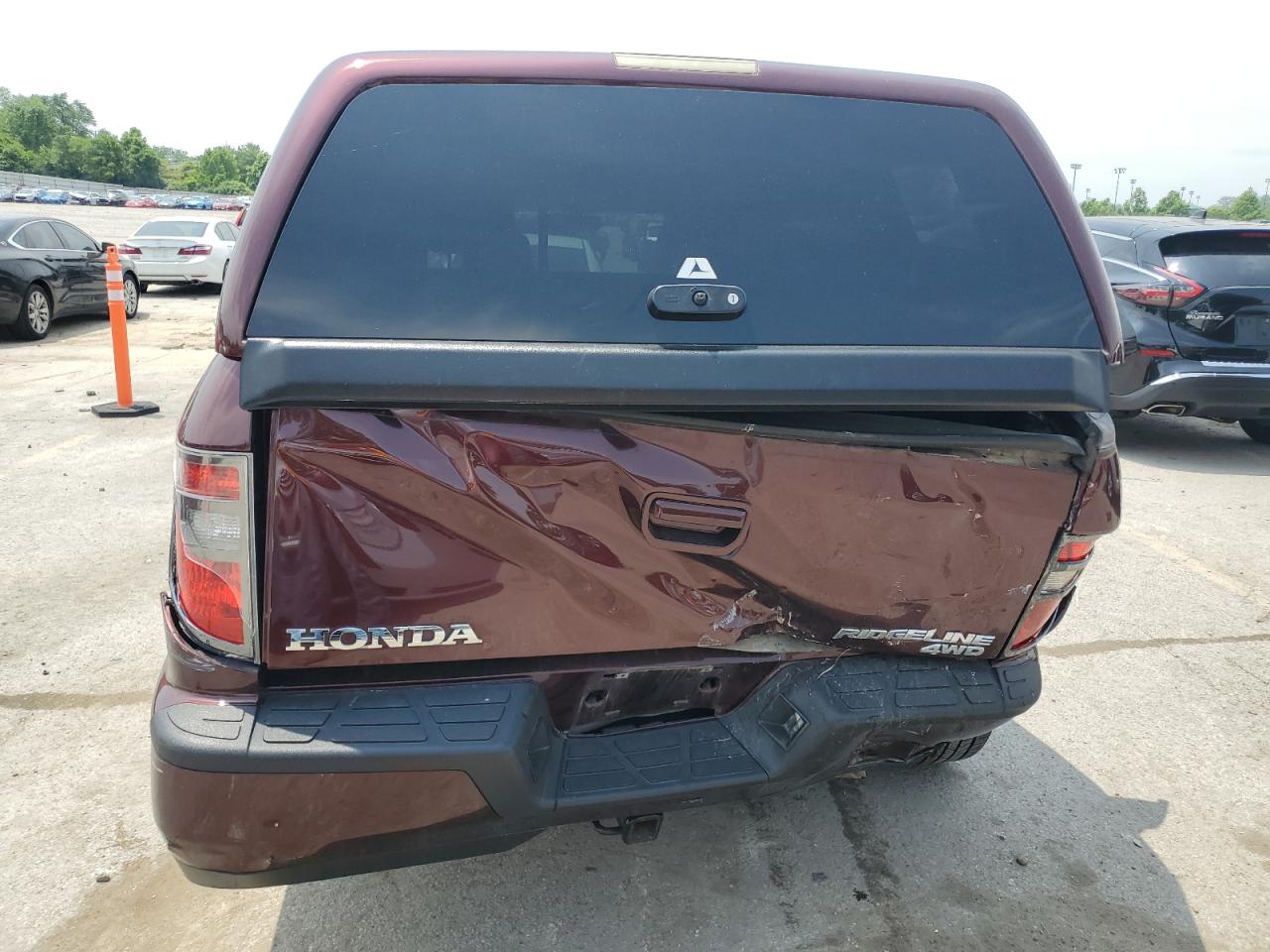 2012 Honda Ridgeline Rtl VIN: 5FPYK1F57CB452420 Lot: 59585695
