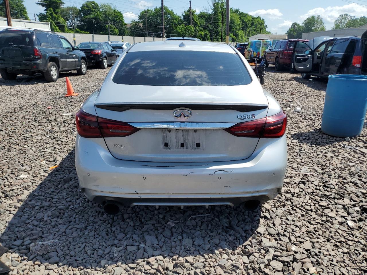 2019 Infiniti Q50 Red Sport 400 VIN: JN1FV7AR0KM830297 Lot: 60784165