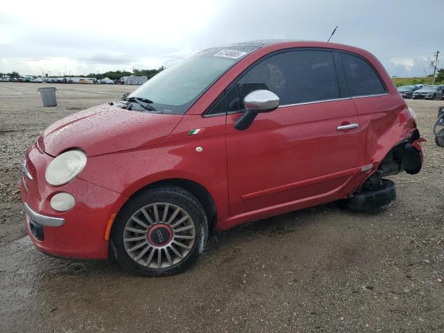Hatchbacks FIAT 500 2012 Czerwony