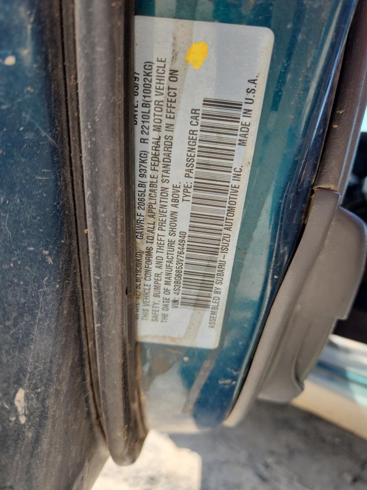 1997 Subaru Legacy Outback VIN: 4S3BG6853V7644940 Lot: 63069285