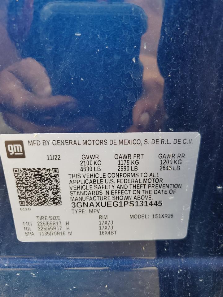 CHEVROLET EQUINOX 2023 VIN 3GNAXUEG1PS131445 фото 12