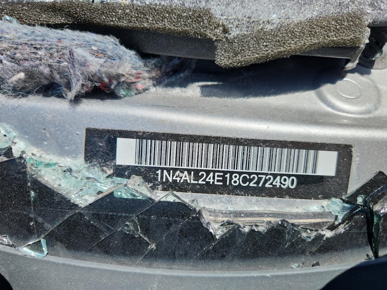 NISSAN ALTIMA 2008 VIN 1N4AL24E18C272490 zdjęcie 12