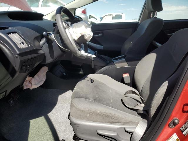  TOYOTA PRIUS 2012 Red