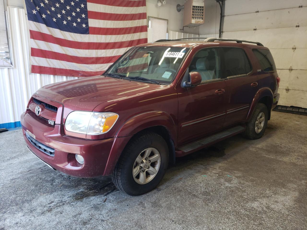 TOYOTA SEQUOIA 2007 VIN 5TDBT44A17S290427
