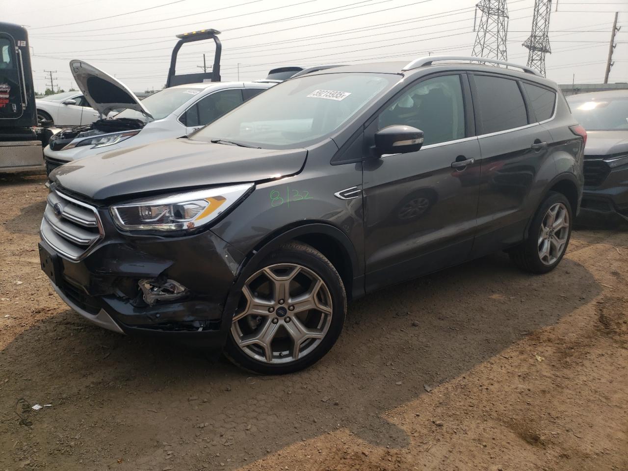 2019 Ford Escape Titanium na sprzedaż w Elgin, IL - Side