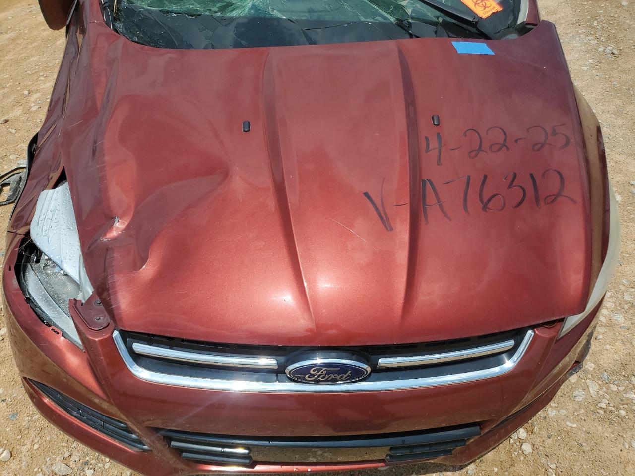 2014 Ford Escape Titanium VIN: 1FMCU0JX0EUA76312 Lot: 62953115
