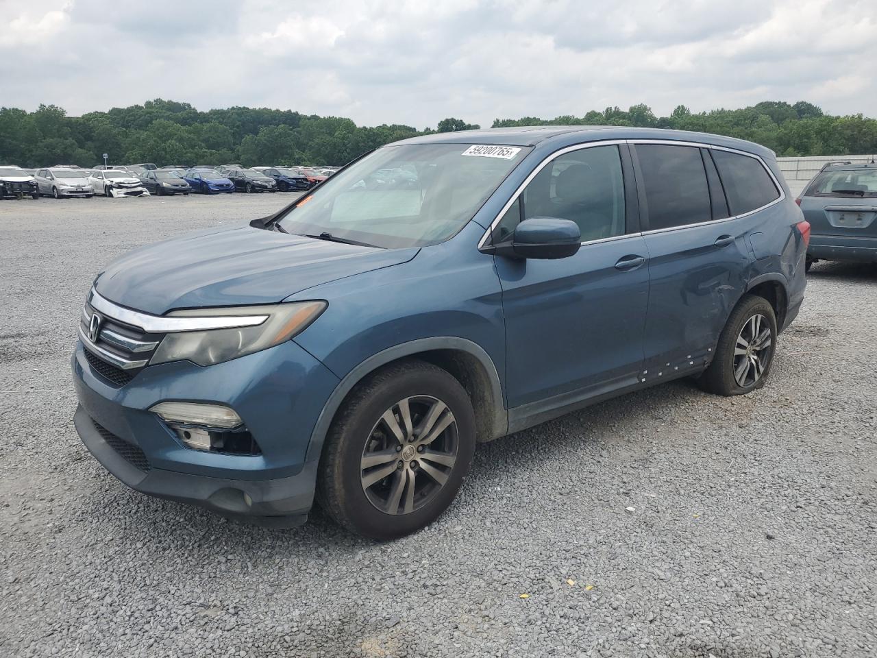 2016 Honda Pilot Exl იყიდება Gastonia-ში, NC - Side