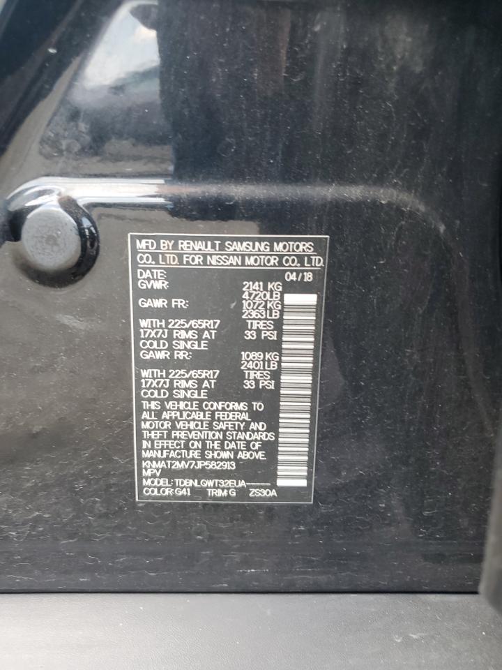 NISSAN ROGUE 2018 VIN KNMAT2MV7JP582913 zdjęcie 14