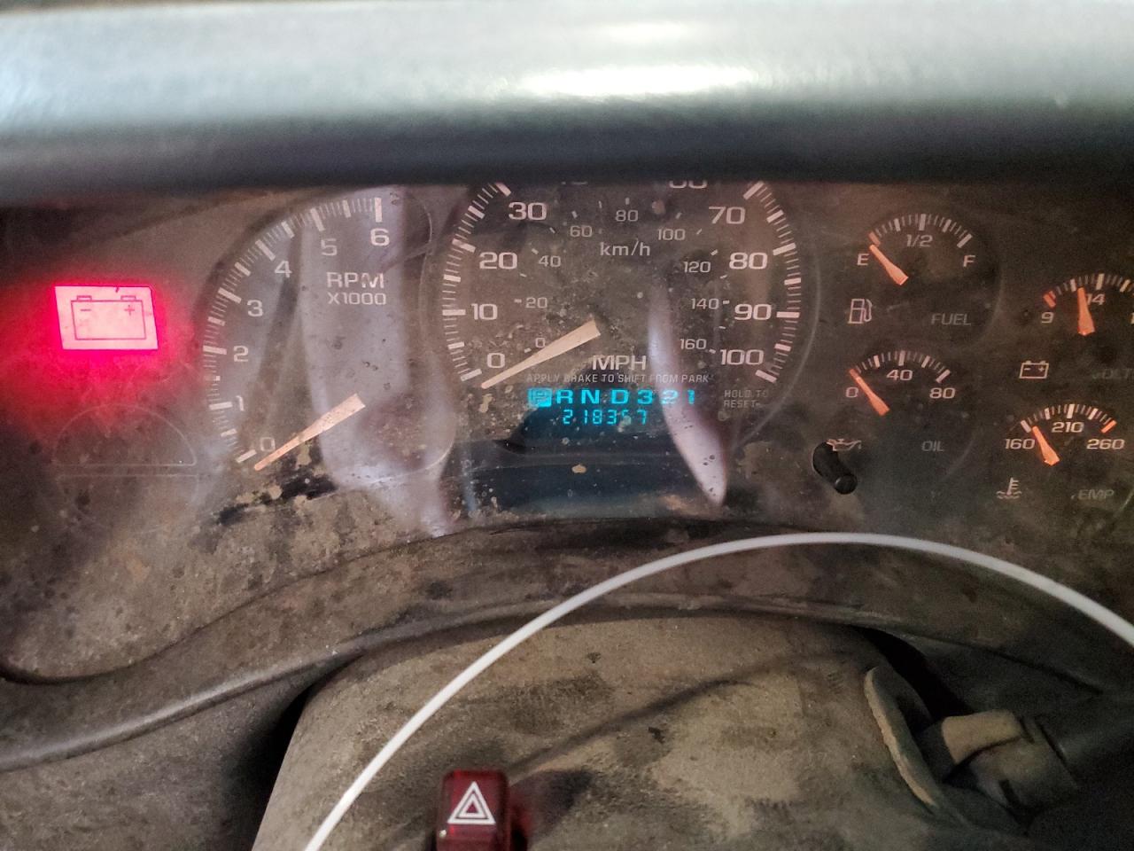 2002 Chevrolet Avalanche K1500 VIN: 3GNEK13T82G214963 Lot: 60126445